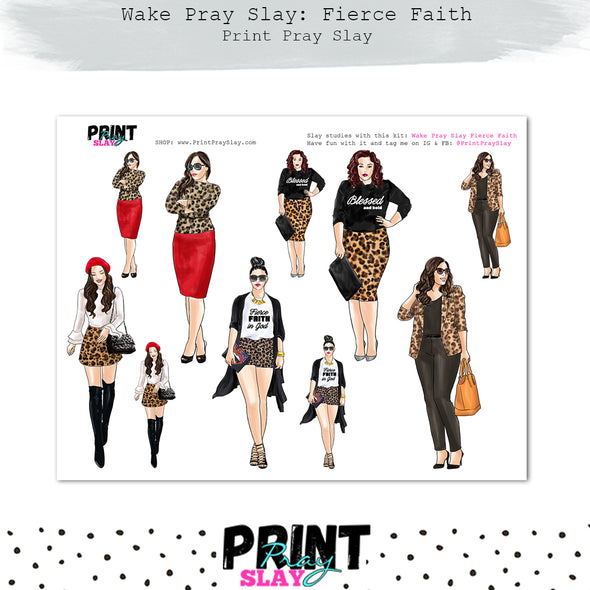 Fierce Faith Wake Pray Slay Dolls LT