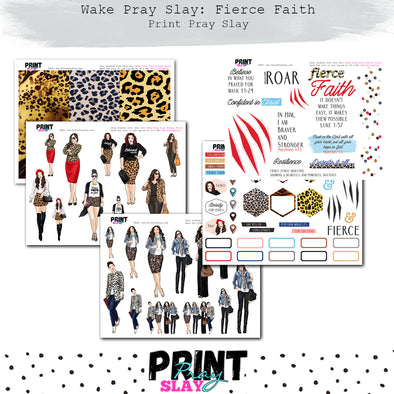 Fierce Faith Wake Pray Slay Dolls LT