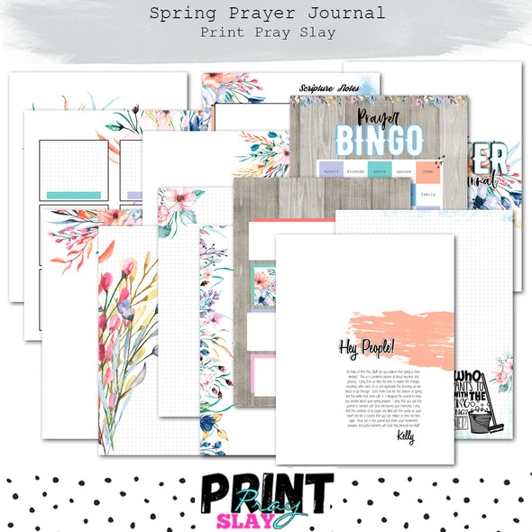 Spring Prayer Journal (27 pgs)