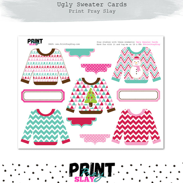 Ugly Sweater Cards