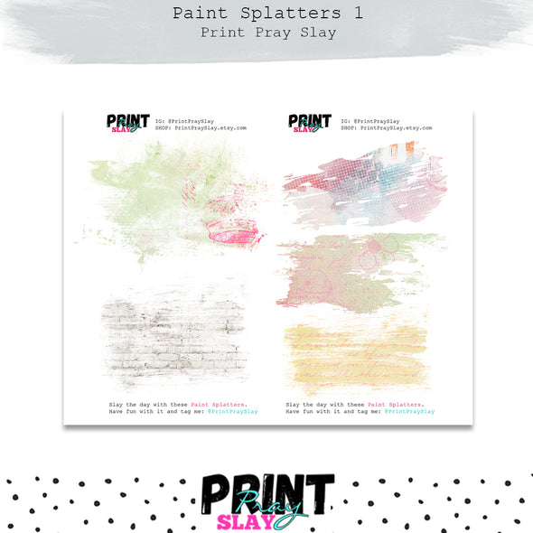 Paint Splatters 1