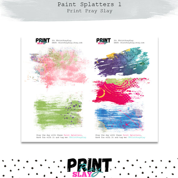 Paint Splatters 1