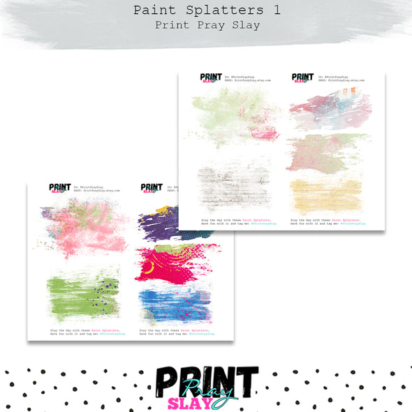 Paint Splatters 1