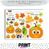 Fall Sticker Book