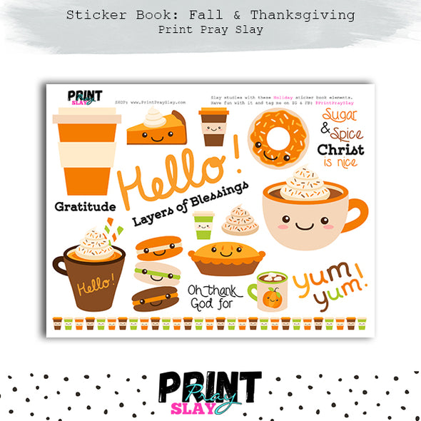 Fall Sticker Book