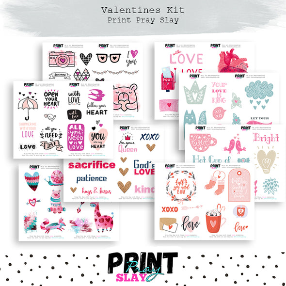 Valentines LOVE Sticker Book