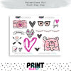 Valentines LOVE Sticker Book