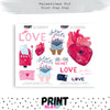 Valentines LOVE Sticker Book