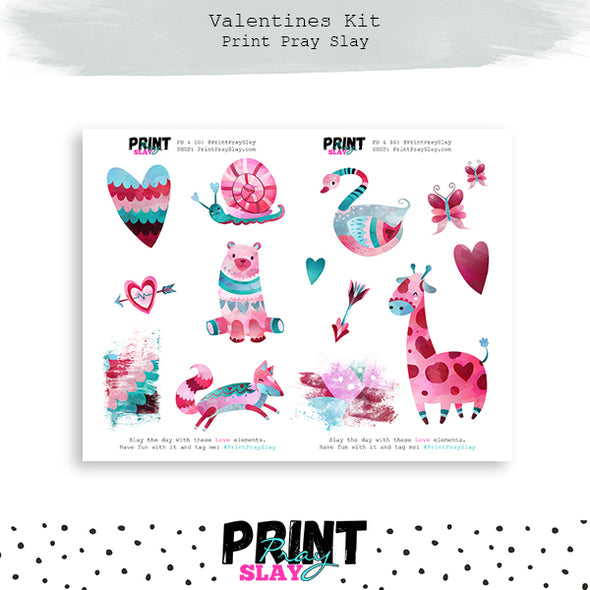 Valentines LOVE Sticker Book